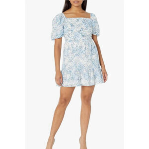 BB Dakota Blue Floral Mini Dress